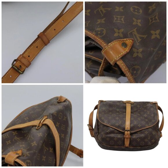 LOUIS VUITTON Monogram Saumur 35 Shoulder Bag - Picture 11 of 15